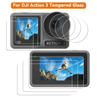 Tempered Glass Screen Protector For DJI Action 3 Lens Protection Protective Film for DJI OSMO Action 3 Camera Accessories