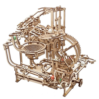 UGEARS｜瘋狂彈珠台2號-階梯升降系統｜免動力自走模型 木製模型 DIY 立體拼圖 烏克蘭 拼圖 組裝模型 3D拼圖