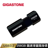 【GIGASTONE 立達】256GB USB3.1/3.2 Gen 1 高速滑蓋隨身碟 UD-3202黑(256G USB3.2高速隨身碟)