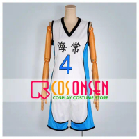 COSPLAYONSEN Kuroko's Basketball Kaijo High Yukio Kasamatsu Cosplay Costume Jersey Set Any Size