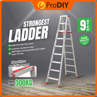 Tangga Lipat 9 Step Ladderman Commercial ladder Foldable Aluminium Ladder Foldable Multipurpose Heav