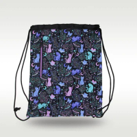 Australia smiggle original children's drawstring bag girl tutoring casual bag backpack school messenger bag star cat