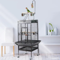 Palomas Feeder Birdcage Accessories Parrot Passaros Budgie Bird House Hamster Outdoor Gabbia Per Uccelli Pet Furniture CY50BC