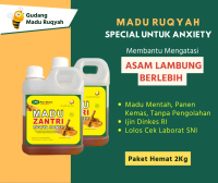 Madu Vitamin Asam Lambung Naik - Ruqyah Honey Premium Multiflora - Gerd Maag Magh Anxiety Kronis Syr