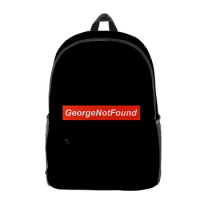 Trendy Youthful georgenotfound milk Student School Bags Notebook Backpacks 3D Printed Oxford Waterpr