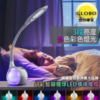 GLOBO 燈的專家 幻彩智慧魔球盤LED檯燈-58278(檯燈 書桌燈 LED燈 小夜燈)