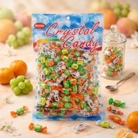 Permen Rasa Buah Kimono Assorted Candy 500 gram - Permen Buah Aneka Rasa Nanas Apel Leci Pisang Stro