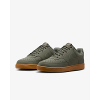 【NIKE 耐吉】運動鞋 休閒鞋 男鞋 NIKE COURT VISION LO 綠棕 軍綠 膠底(CD5463300)