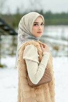 Buttonscarves Frozen Square Almond