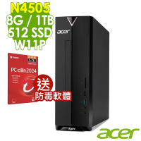Acer XC-840 商用薄型電腦 N4505/8G/512SSD+1TB/W11P