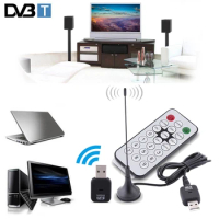 TV Antenna Dongle Stick Video Broadcasting Recording SDR Antena Mini USB 2.0 Digital DVB-T SDR+DAB+FM HDTV Tuner DVBT Receiver