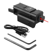 USB Laser Sight Laser Pointer USB Rechargeable Glock Red Dot USB Laser Collimator