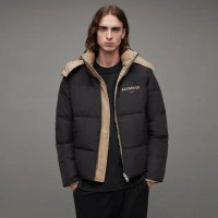 【ALLSAINTS】UNDERDOWN 雙面衍縫LOGO羽絨外套 MJ218Z(常規版型)
