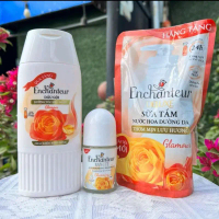 Combo 3 món gồm 1 dầu gội Enchanteur 150g+1 lăn khử mùi enchanteur 25g+1 sữa tắm enchanteur 200g