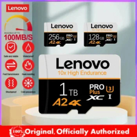 Lenovo UHS-I Micro TF SD Card 1TB A2 U3 Memory Card High Speed SD Card 128GB For Xiao Mi TF Nintendo Switch Ps4 Ps5 Game Laptop