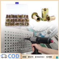 Mur Furniture Knockdown 175pcs Rivet Nut Mur Tanam Rivnut Nutsert Tanam Insert Nut Kuning Besi Carbo