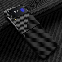 三星 Galaxy Z Flip4 Z Flip3 2022 手機殼的真正碳纖維保護套超薄防摔啞光纖維 Z Flip 4