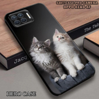Case For OPPO RENO 4F - casing OPPO RENO 4F - CAT - Case Custom - Case Pro Camera - Softcase - Kesin