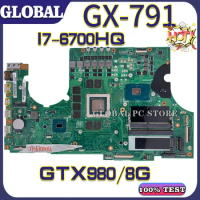 KEFU P7NCR I7-6700HQ GTX980M/8G Notebook Mainboard For ACER Predator 17 GX-791 G9-791 G9-792 GX-79 Laptop Motherboard TEST OK