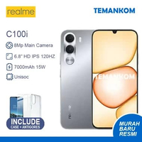 Realme C100i 256GB ram 12GB Total 4/256 4+8 Extend RAM 4GB 256GB C100 i Garansi Resmi Purple