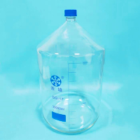 FAPE Reagent bottle,Blue screw cover GL45mm,Borosilicate glass 2000ml3000ml5000ml,Heavy Wall,Graduation Sample Vials Plastic Lid