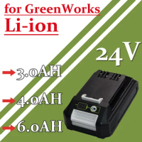 100% Brand New 24V 3.0/4.0/6.0Ah Lithium Battery For Greenworks Tools