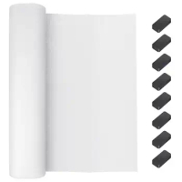 1 Roll Range Hood Filter Paper Cooker Hood Oil-proof Cover Oil-absorbing Paper Hood Air Filter Filter (10m)