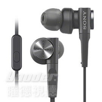 【曜德】SONY MDR-XB55AP 黑 重低音入耳式 支援智慧型手機 ★送收納盒★