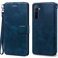 For Realme 6 6S 6i Case Silicone Cover Leather Flip Wallet Case For Realme 6 Pro Case For Realme6 Realme 6 Pro 6S 6i Phone Cover