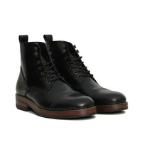 Sepatu Boots Kulit Asli - VIGOS Captoe Boots 44