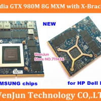 new GTX980M GTX 980M Graphics Card with X-Bracket N16E-GX-A1 8GB GDDR5 MXM For Dell 18 M18X R2 R3 R4 17x Alienware MSI HP Clevo