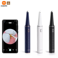 Xiaomi Youpin Visual Ultrasonic Tooth Cleaner Dental Calculus Remover Teeth Whitening Electic Sonic Tooth Stains Remover Tools