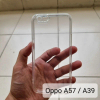 Clear Case compatible for Oppo A39 Soft Clear Case Airbag Premium Dengan Pelindung Kamera