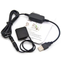 5V USB Cable Adapter + EP-62D DC Coupler EN-EL10 Dummy Battery for Nikon Coolpix S200 S500 S600 S700