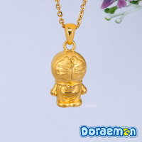 哆啦a夢Doraemon-經典之姿-黃金墜子