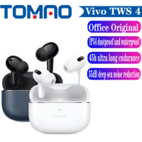 Vivo TWS 4 Vivo TWS 4 HI-Fi Wireless Bluetooth Earphone 55dB deep sea noise reduction 45h ultra long