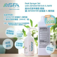 座台式潔手噴壺套裝 - 1L (200ppm 加強版) #殺菌 #次氯酸 #無酒精 #搓手液 #個人衛生 #敏感皮膚 #濕疹適用 #無香料 #無色素 #除臭 #除煙味 #蔬果除農藥