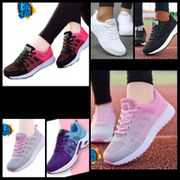 Women's Men's Running Jogging Sneakers Zumba Gymnastics Sports Sneakers Latest Fashionable Girls Sport Casual Shoes Cute Black Pink Gray Purple Women's Shoes Women's Casual Sneakers Shoes School Work Play Hangout Women's Strap Shoes
