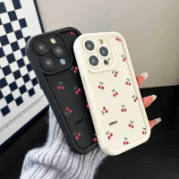 Sarung Telefon Ceri Merah, Reka Bentuk Comel, Serasi dengan Realme Narzo 70X, 70, 30, Pro, 60X, 50, 