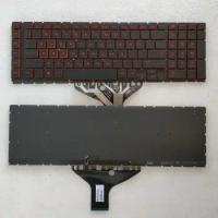 SU3 New Greece Layout For HP OMEN 17-CB Rede WordBacklight Laptop Keyboard Original 2H BC6GRC25911 PK132K02A02 40p14792TDH8186