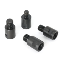 4Pcs M14 M10 5/8 Inch-11 Adapter Angle Grinder Thread Converter Adapter Shaft Connector Polished For Drill Bits Hole Saw