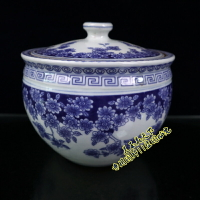 古玩 景德鎮陶瓷罐米缸米桶家用裝茶葉罐 密封家用儲物花卉罐