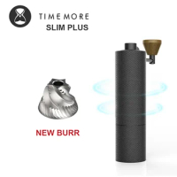 TIMEMORE Slim Plus Penggiling Kopi Pembuatan Bir dan Espresso Penggiling Duri Meningkatkan Kekasaran Penyesuaian Portable Manua