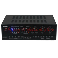 1200W KTV power amplifier, high-power karaoke power amplifier, 2.1 channel heavy bass conference room Bluetooth power amplifier