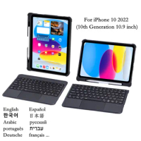 Wireless Detachable Keyboard for iPad 10 2022 Keyboard Case for iPad 10 10th Generation 10.9 inch 2022 Teclado Magnetic Cover