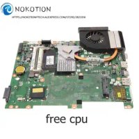 NOKOTION For HP Compaq G71 CQ71 Laptop Motherboard GL40 DDR2 free cpu 578703-001 578701-001 DA00P6MB6D0