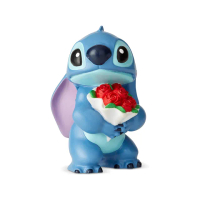 【Enesco】精品家飾 Disney 迪士尼 史迪奇花束居家擺飾(Jim Shore愛木小灣)
