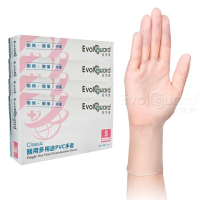 【醫博康 Evolguard】醫療級檢診手套 醫用多用途PVC手套(無粉/透明手套/一次性/4盒入共400支)