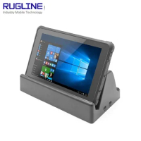 Waterproof Rugged Computer Windows 10 OS RJ45 HDMI NFC UHF HF 2D Scanner Industrial Tablet PC