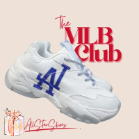 [BAO GỒM HỘP VÀ TẤT] Giày MLB LA BIG BALL CHUNKY màu trắng
